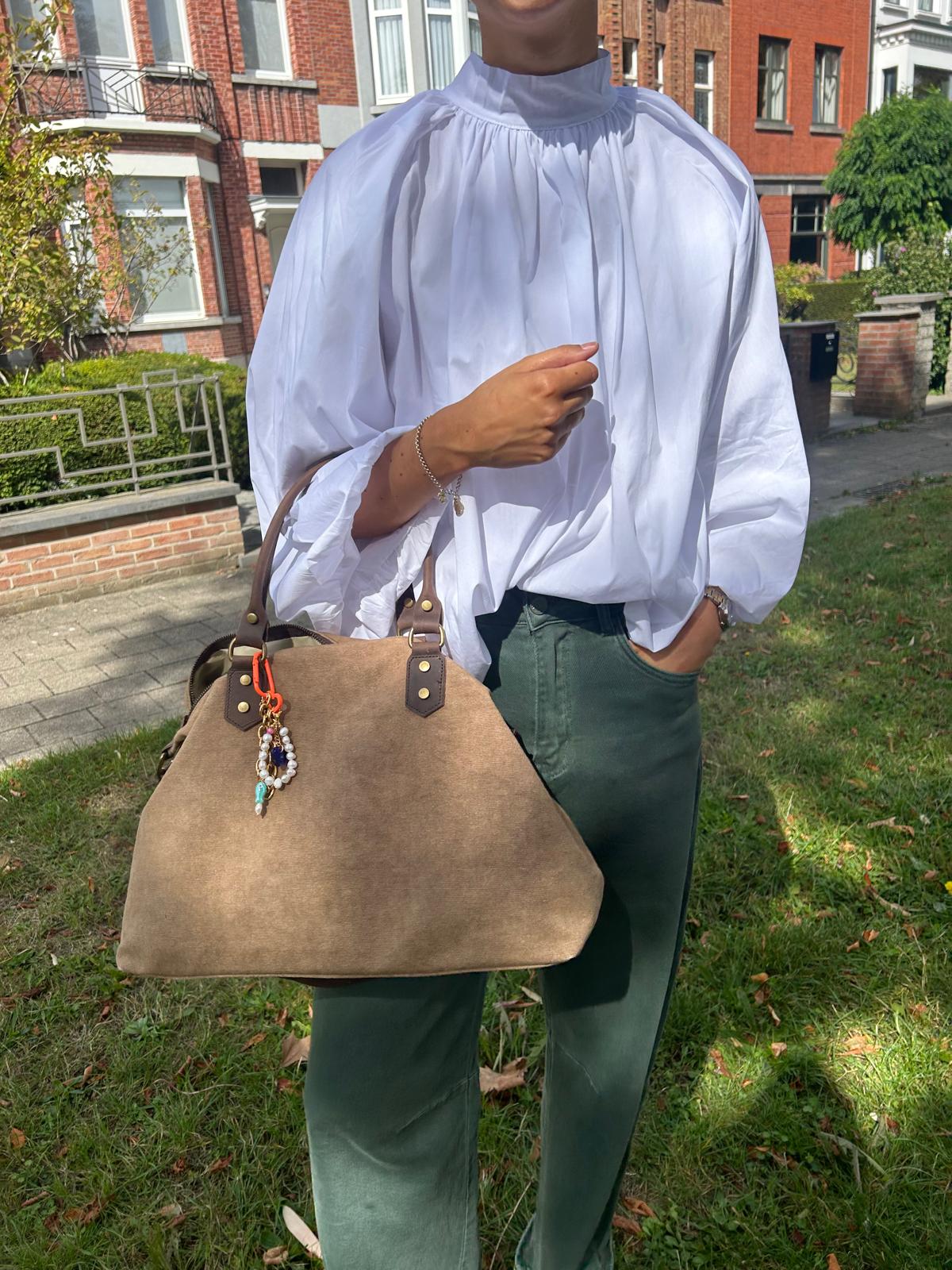 White Balloon Blouse